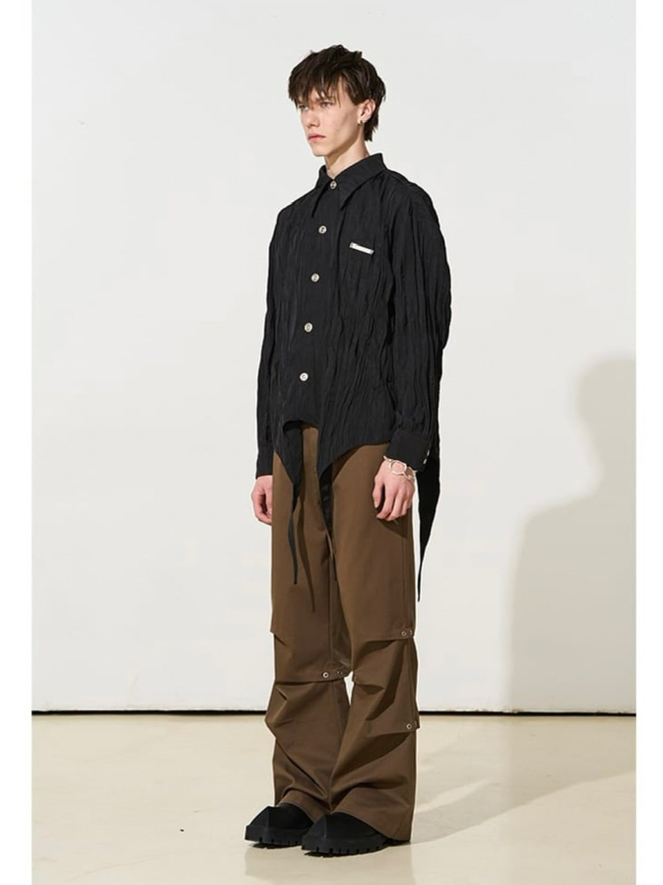 【MODITEC】M metal decorative micro trousers