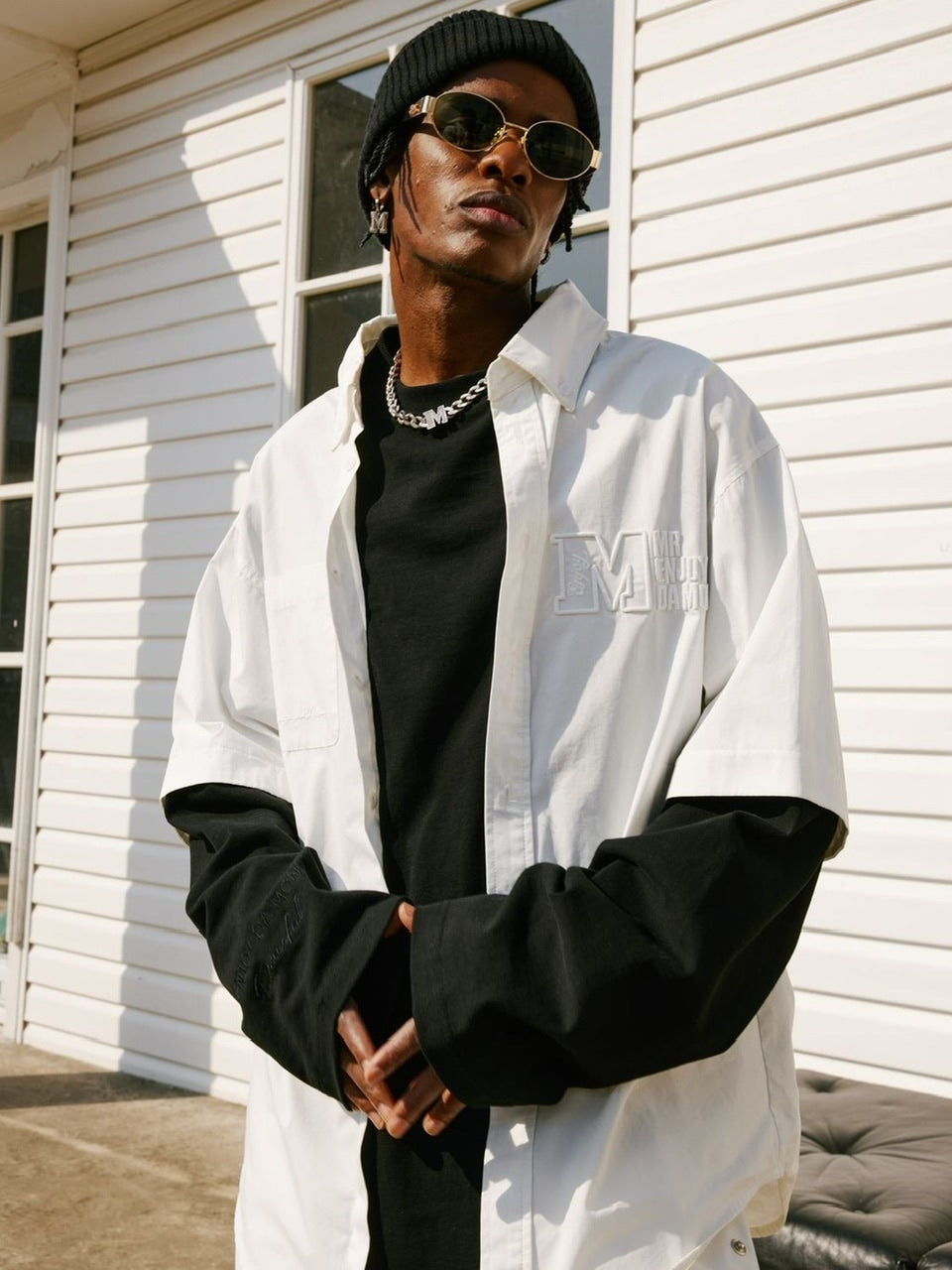 【MR. ENJOY DA MONEY】Fake Two Shirts