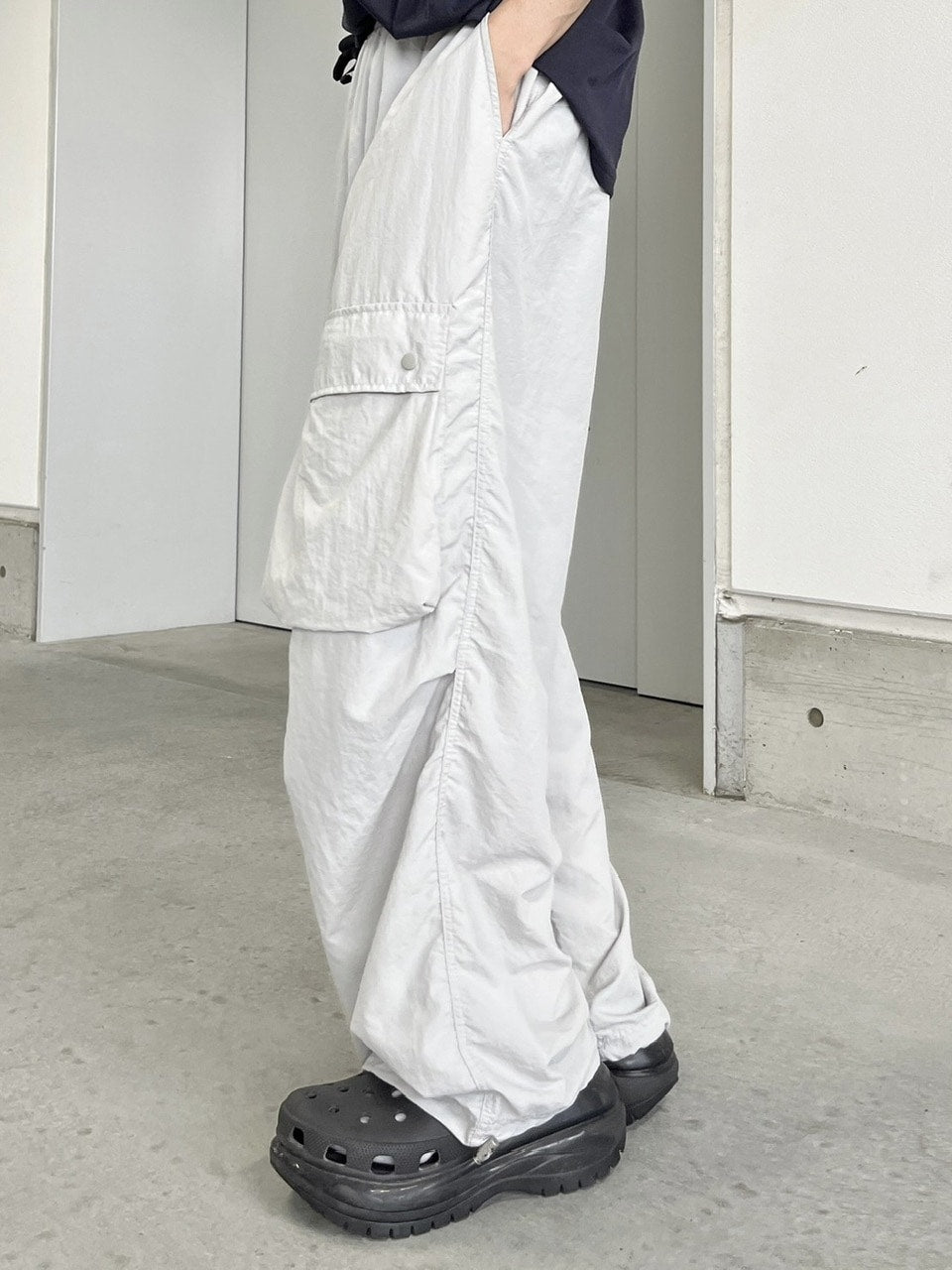 受注制【youll】pocket wide cargo pants (2color)