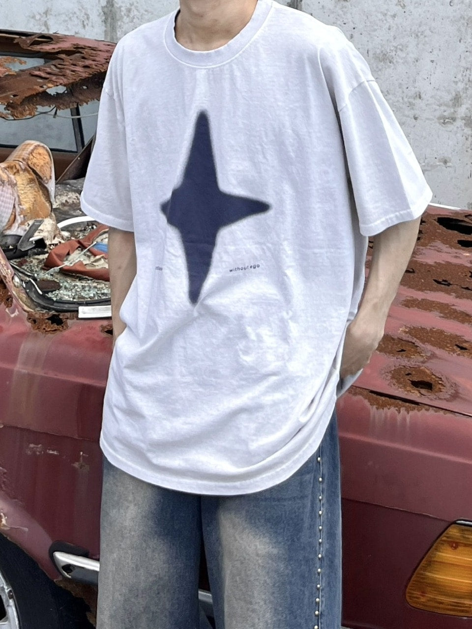 【youll】sparkle pigment tee (2color)