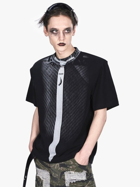 【F.V.V.O】FVVO Tie Printed Tee