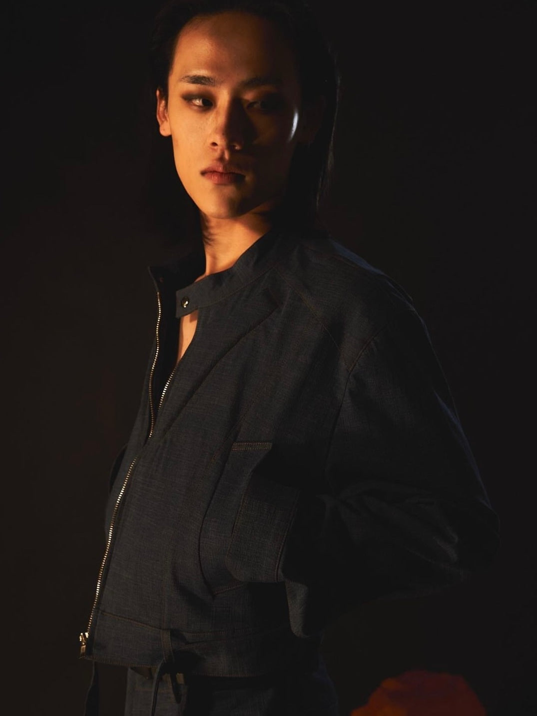 【ARTS DE BASE】Denim Bike Jacket