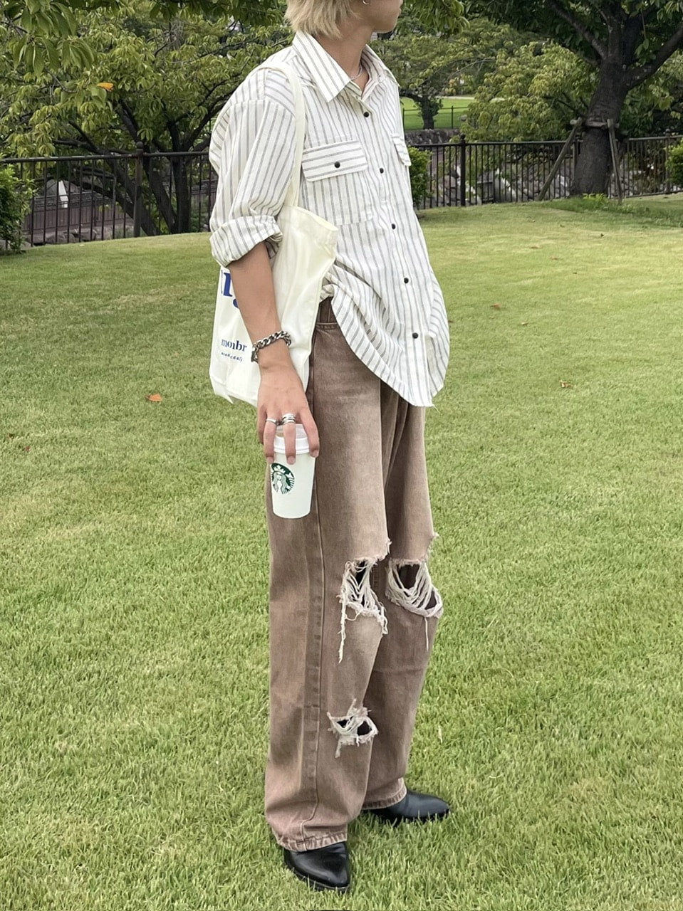 受注制【RENOL】logo tote bag