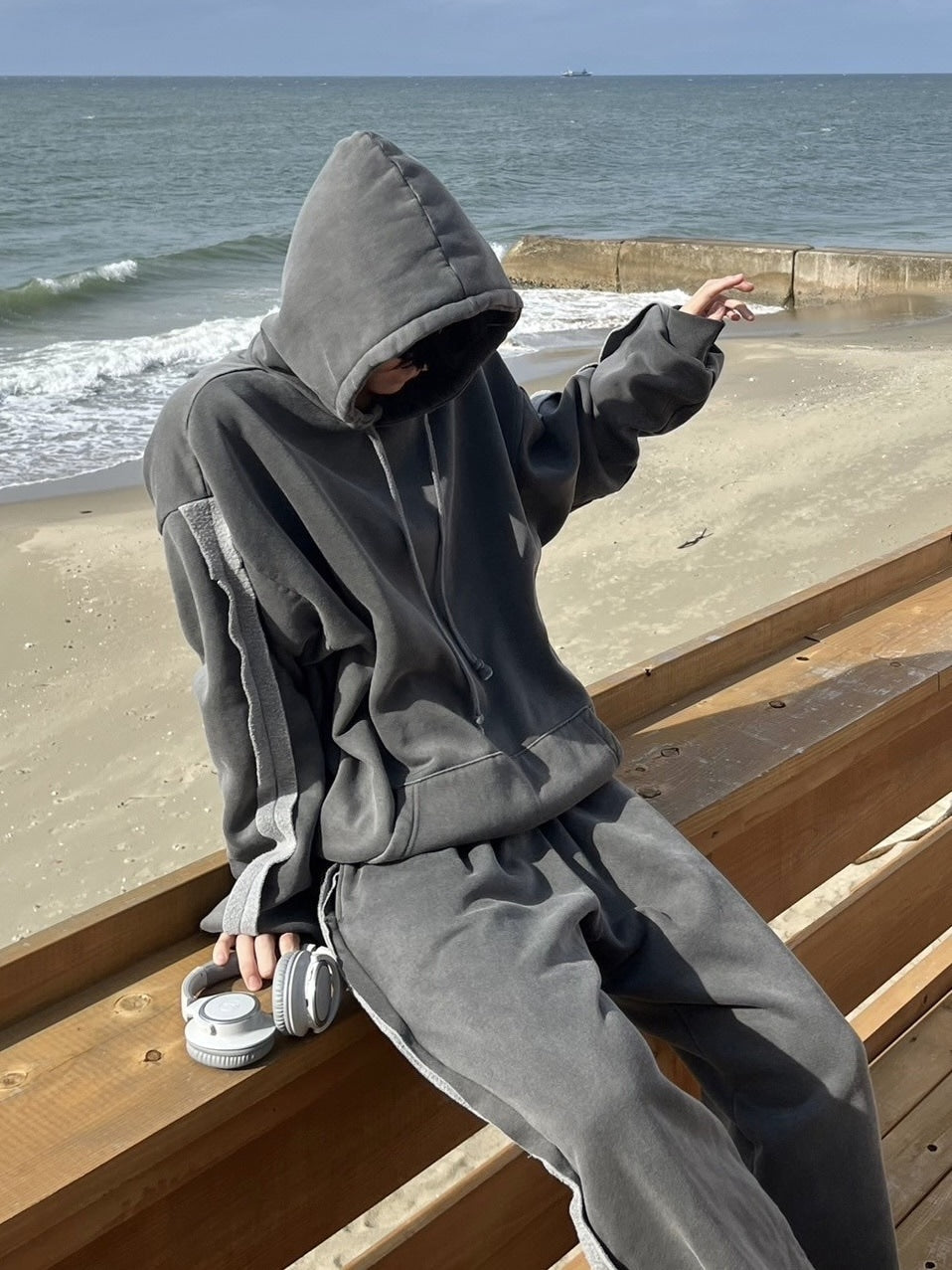 【youll】set up pigment sweat pants (2color)