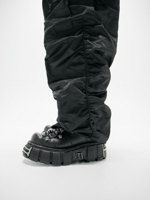 受注制【Never mind the XU】shirring jogger pants (2color)