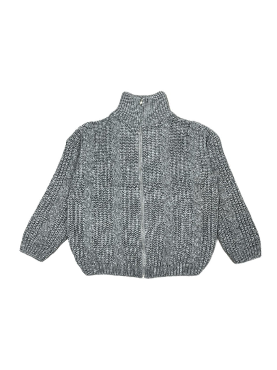 受注制【youll】zip up cable knit (5color)