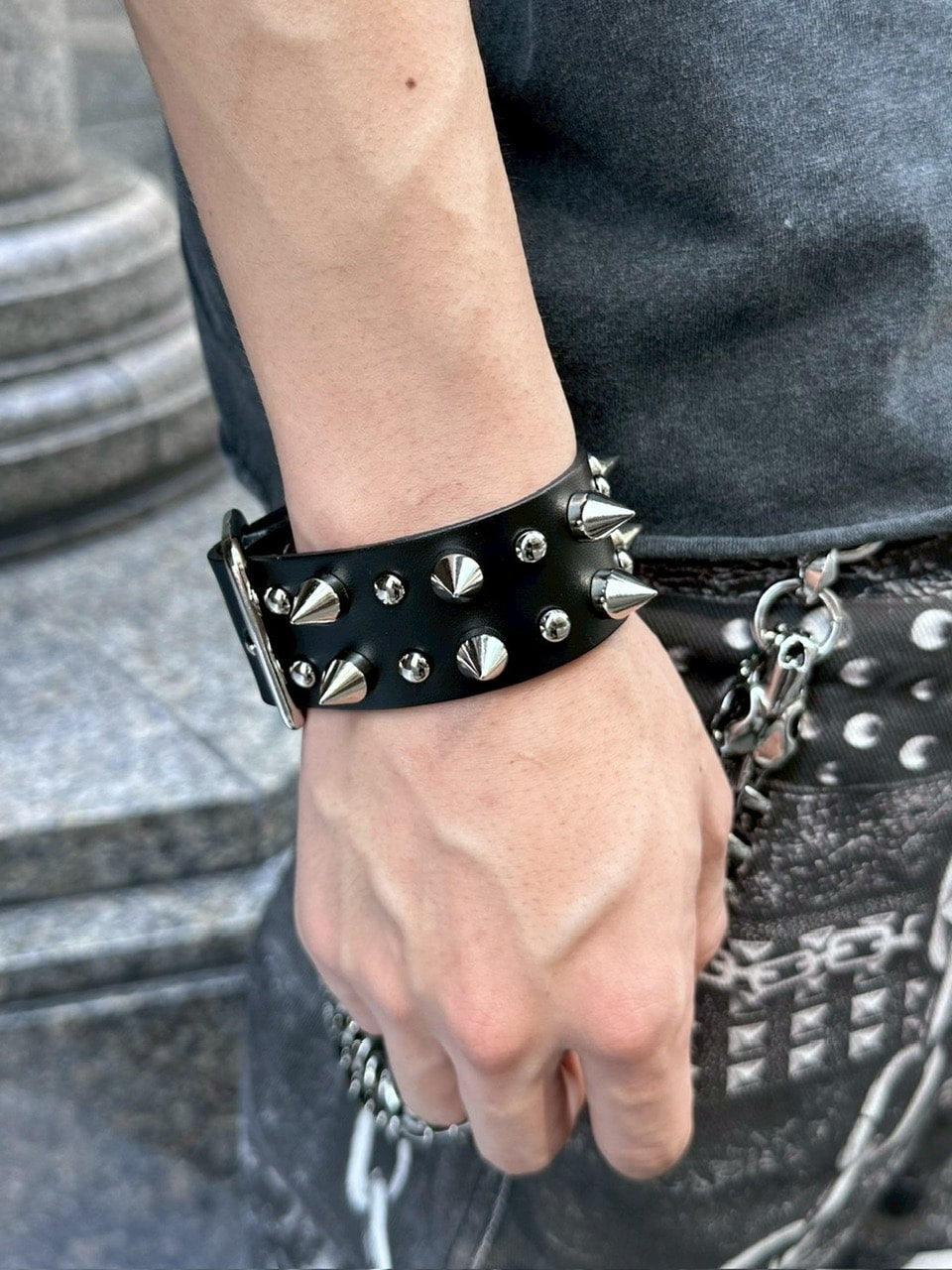 受注制【Never mind the XU】spike bracelet – PRESSING WEB SHOP