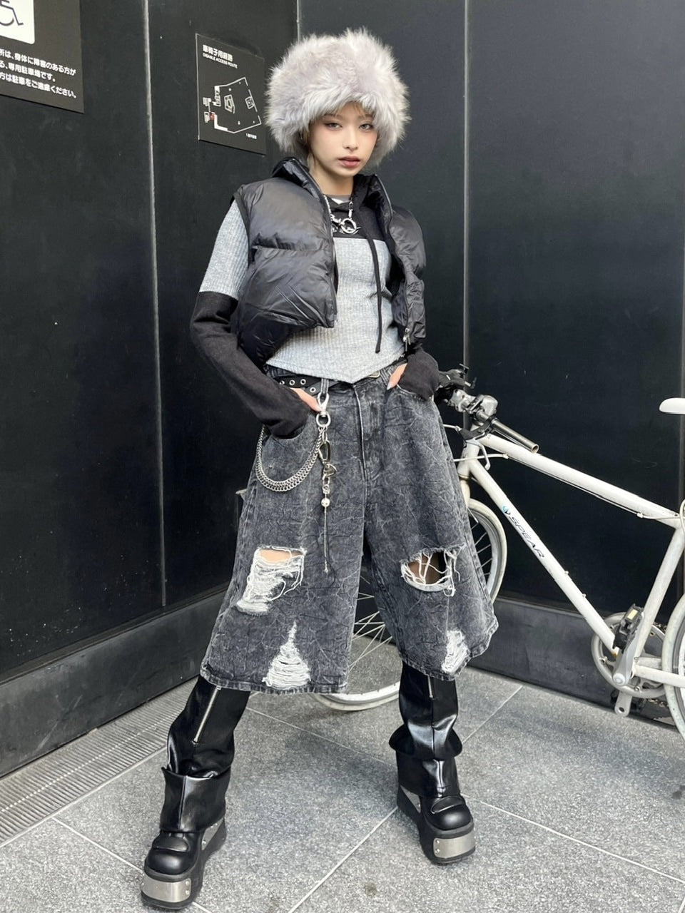 受注制【Never mind the XU】fur hat (5color)