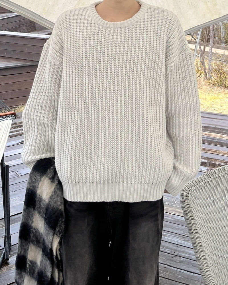 受注制【youll】waffle knit (2color)