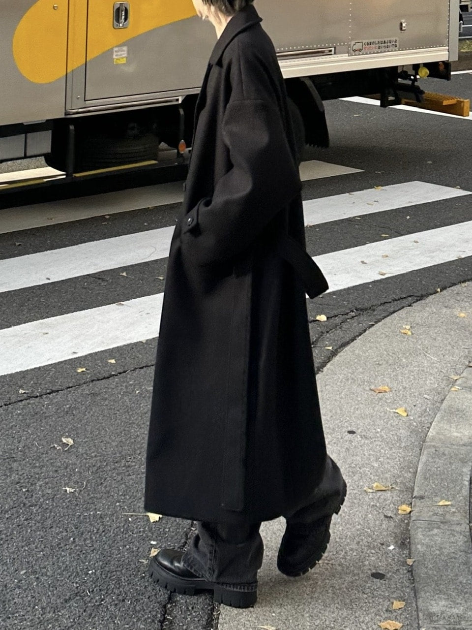 大阪店WEB限定【Chikashitsu +】oversized wool double coat (2color)