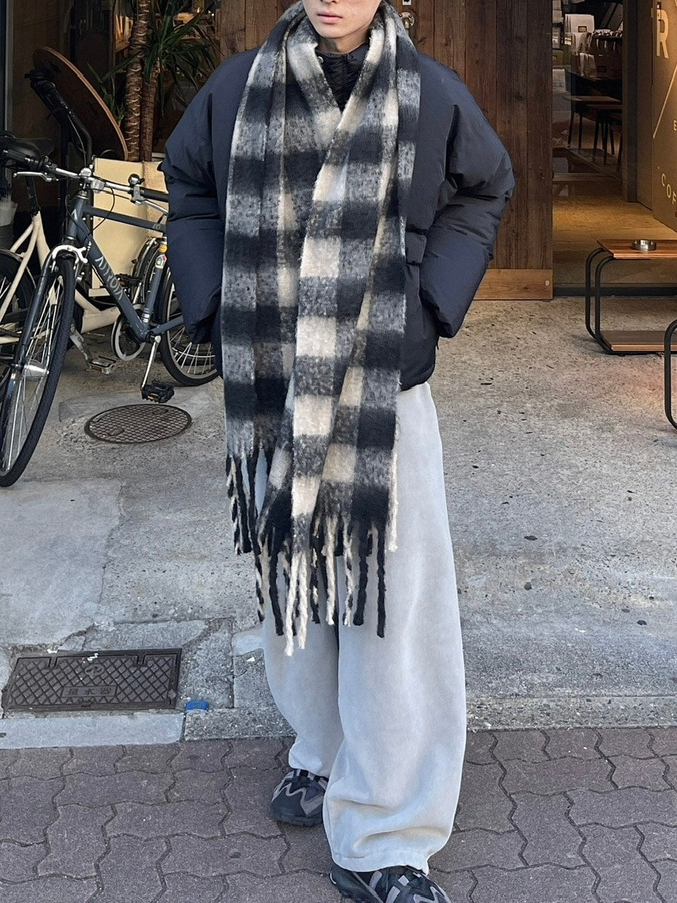 受注制【youll】pigment sweat pants (2color)