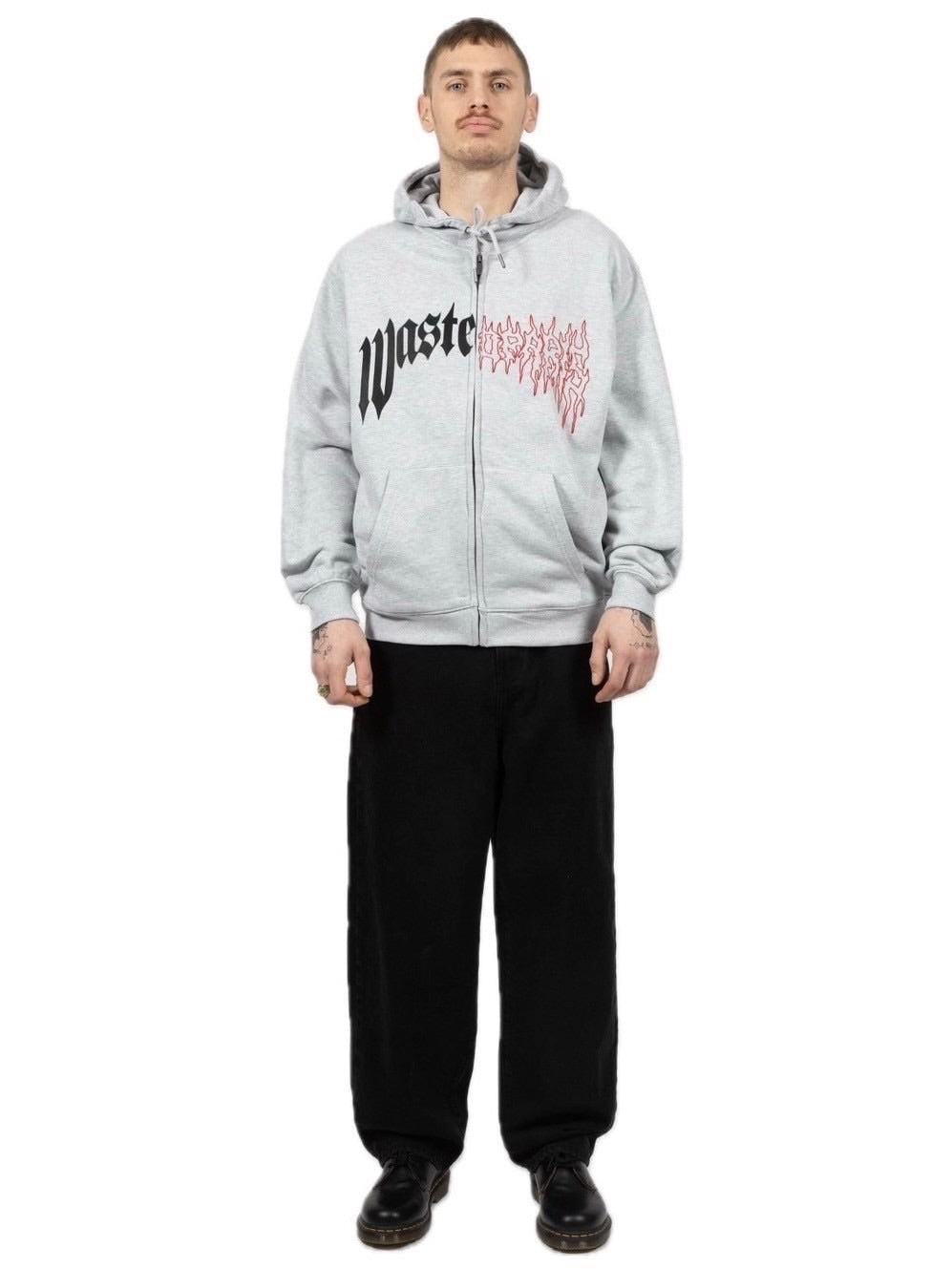 【WASTED PARIS】HOODIE ZIP DARK PITCHER