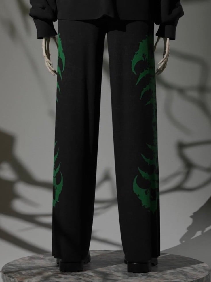 【VLONE】Heavy Metal Oz. Sweatpants (oversized) / 【ヴィーローン】オーバーサイズプリントスウェットパンツ