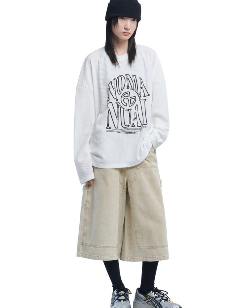 【NOMANUAL】S.N.A KNIT LONG SLEEVE