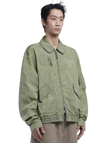 【NOMANUAL】NYLON FLIGHT JACKET