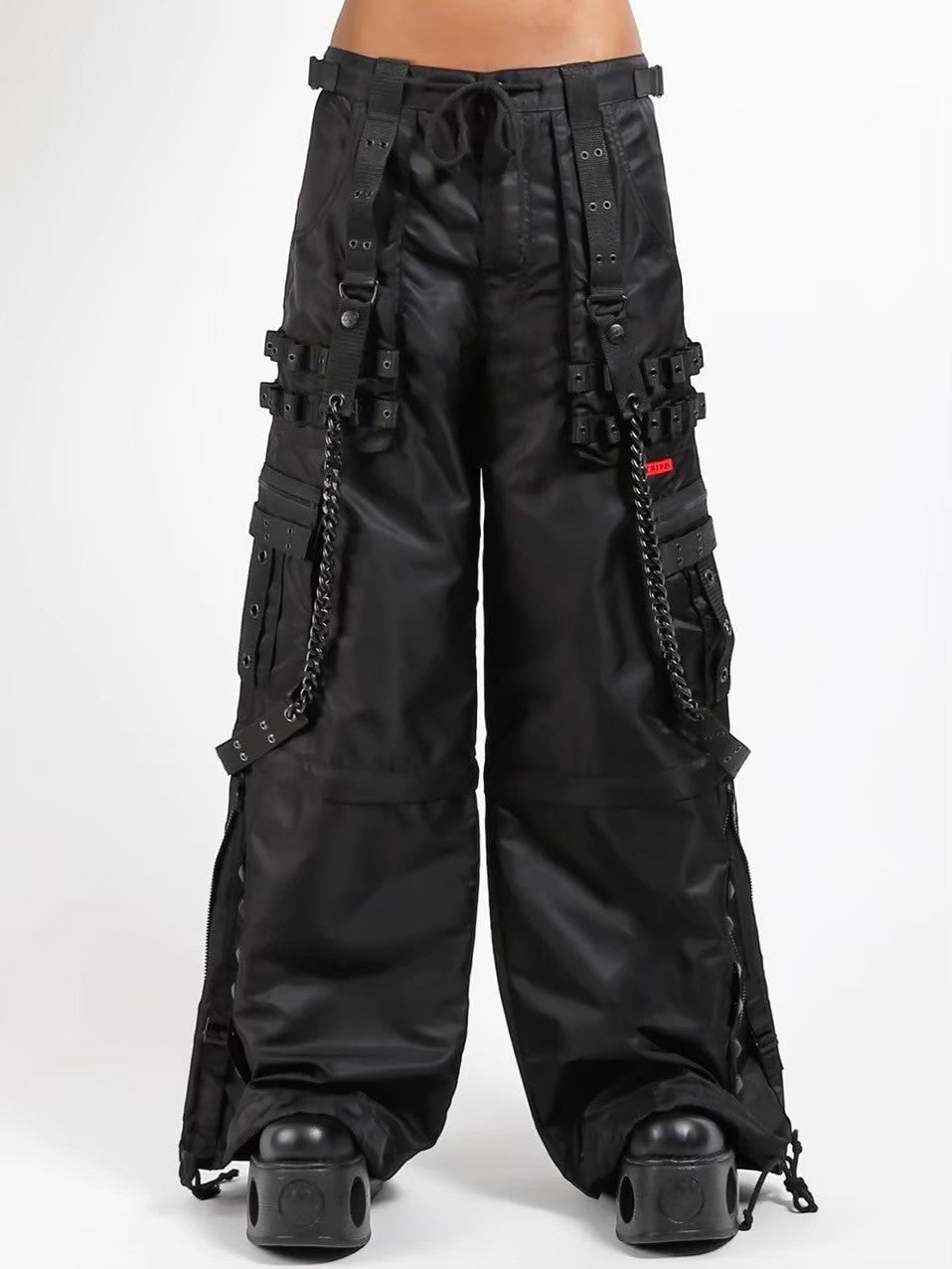 【TRIPP nyc】SPACED OUT NYLON PANT[NY7121M] / 【トリップ エヌワイシー】2wayストラップボンテージナイロンワイドパンツ