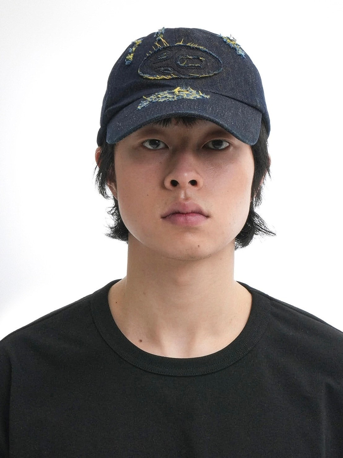 【OY】DESTROYED S.L DENIM CAP