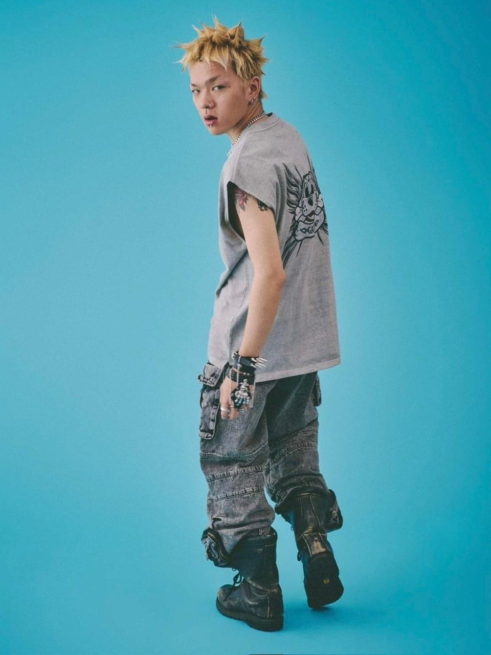 【GALFY】ゴリ厨二タンク / 【ガルフィー】ロゴプリントタンクトップ