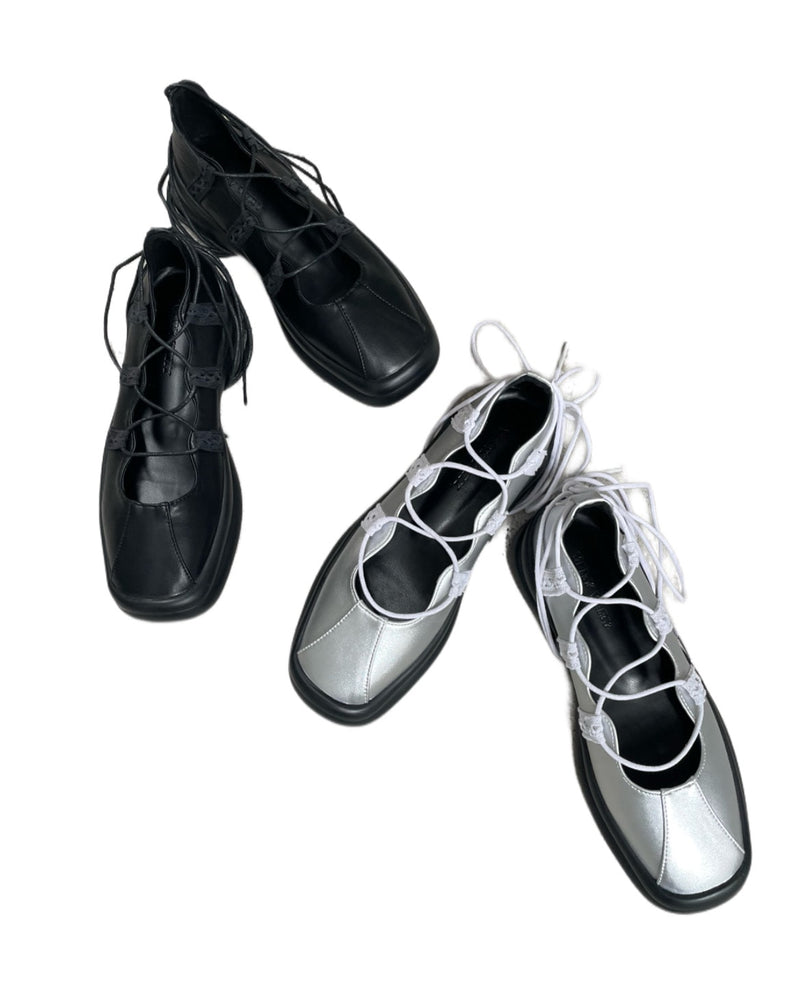 受注制【nmtc +】ribbon shoes (2color)