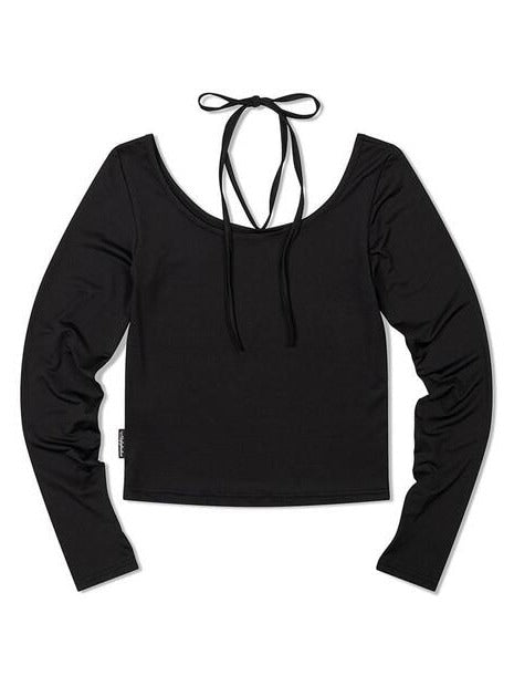 【Uglyshadow】POINT RIBBON T-SHIRT