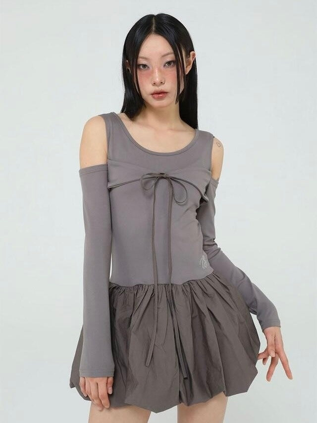 【Uglyshadow】RIBBON PUMPKIN DRESS