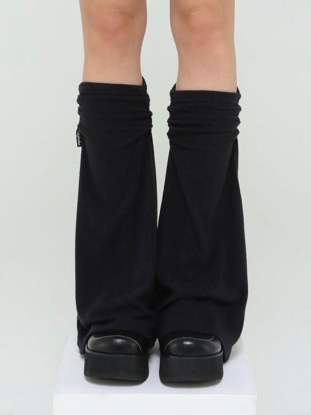 【Uglyshadow】SOFT SHIRRING LEG WARMER