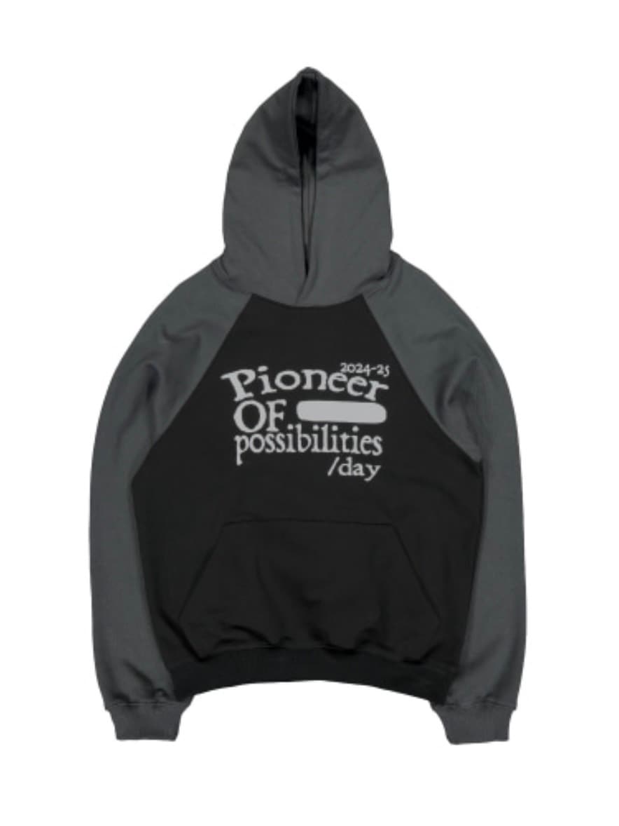 【THECOLDESTMOMENT】pioneer raglan hoodie