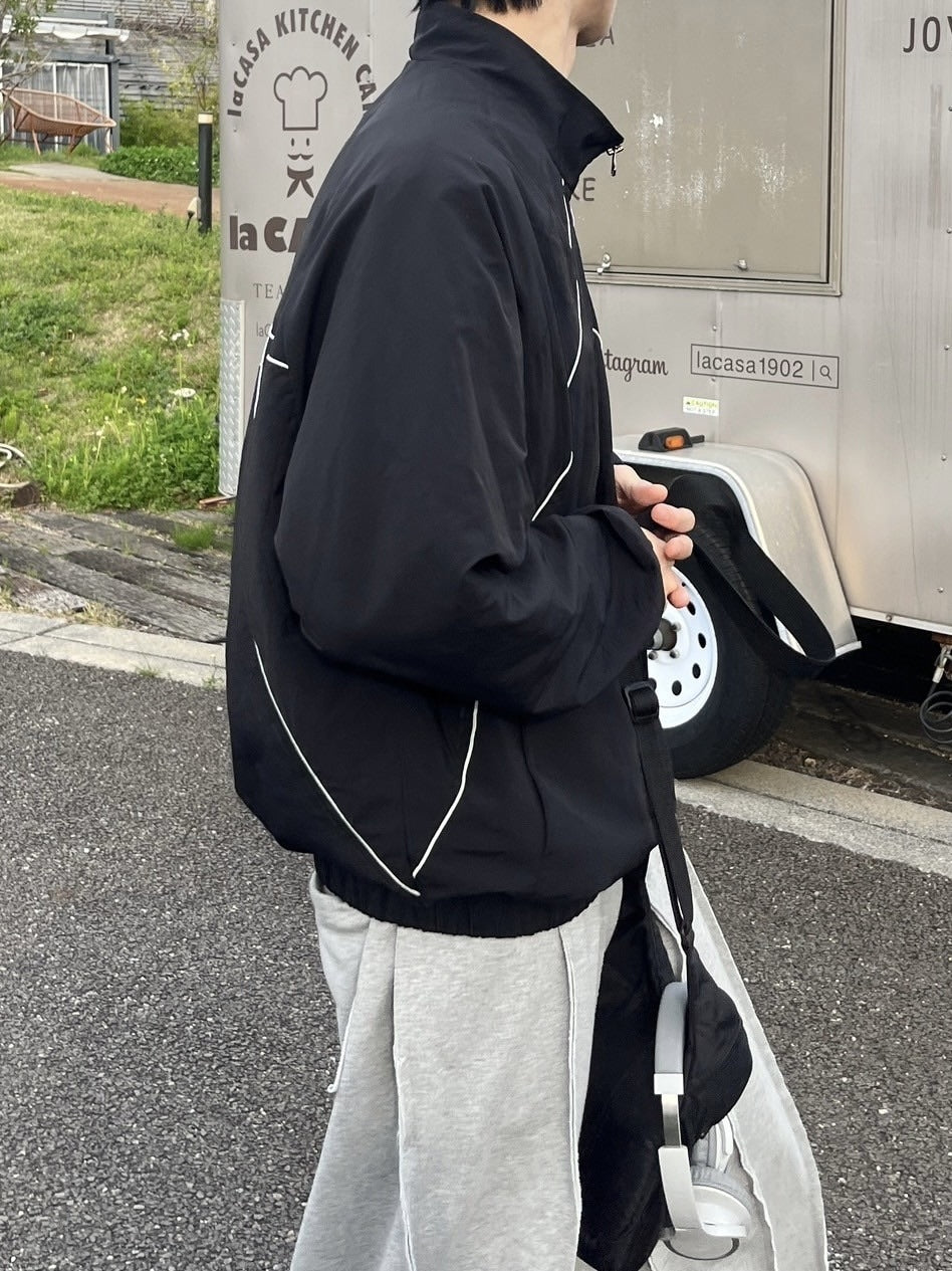 受注制【youll】piping nylon jacket (2color)