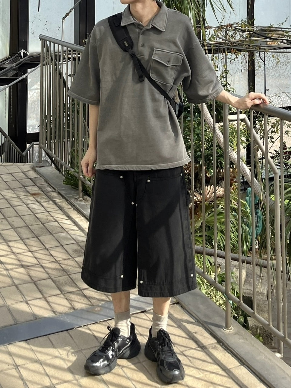 受注制【youll】pigment polo shirt (2olor)