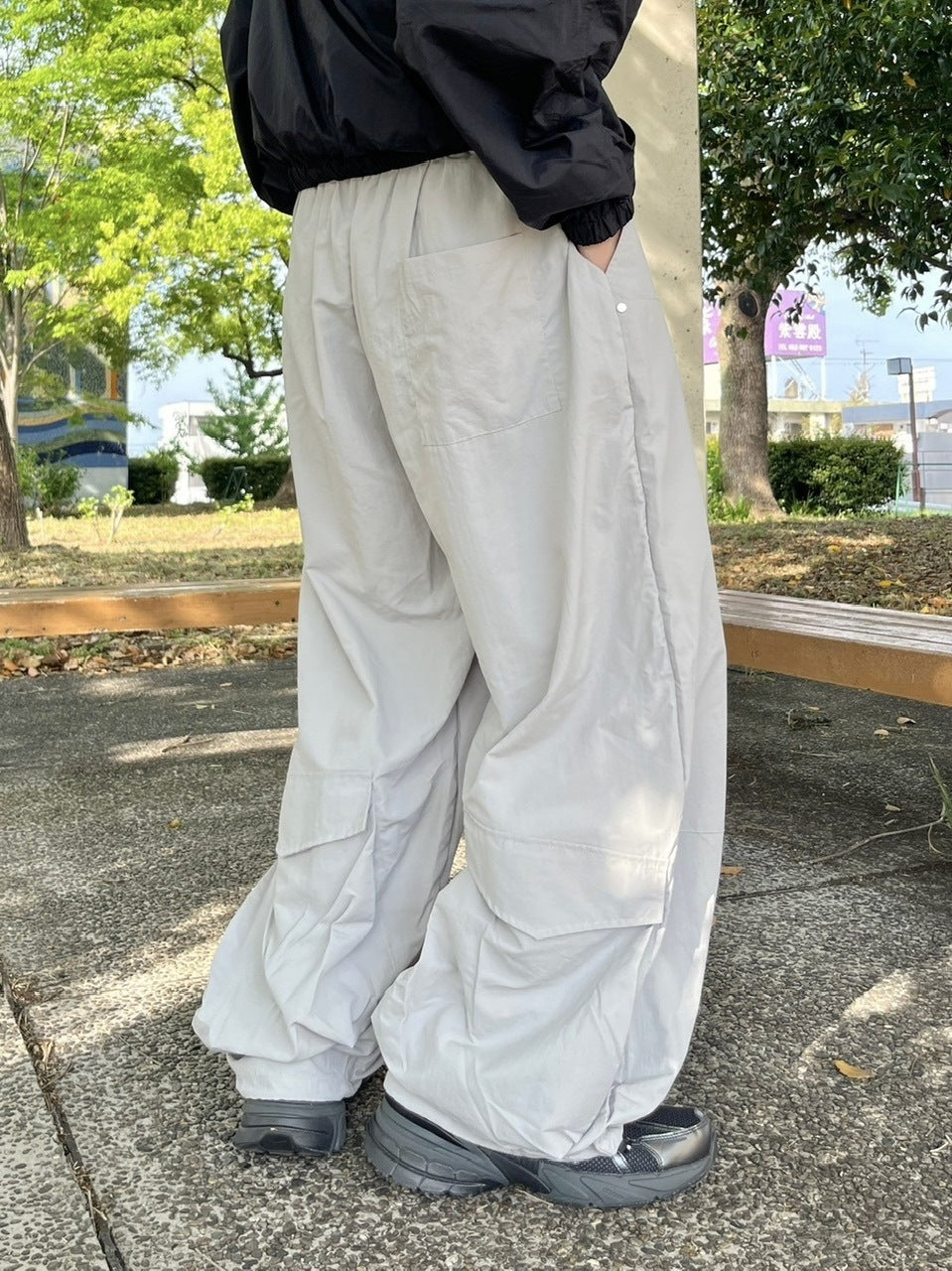 受注制【youll】back pocket balloon pants (2color)