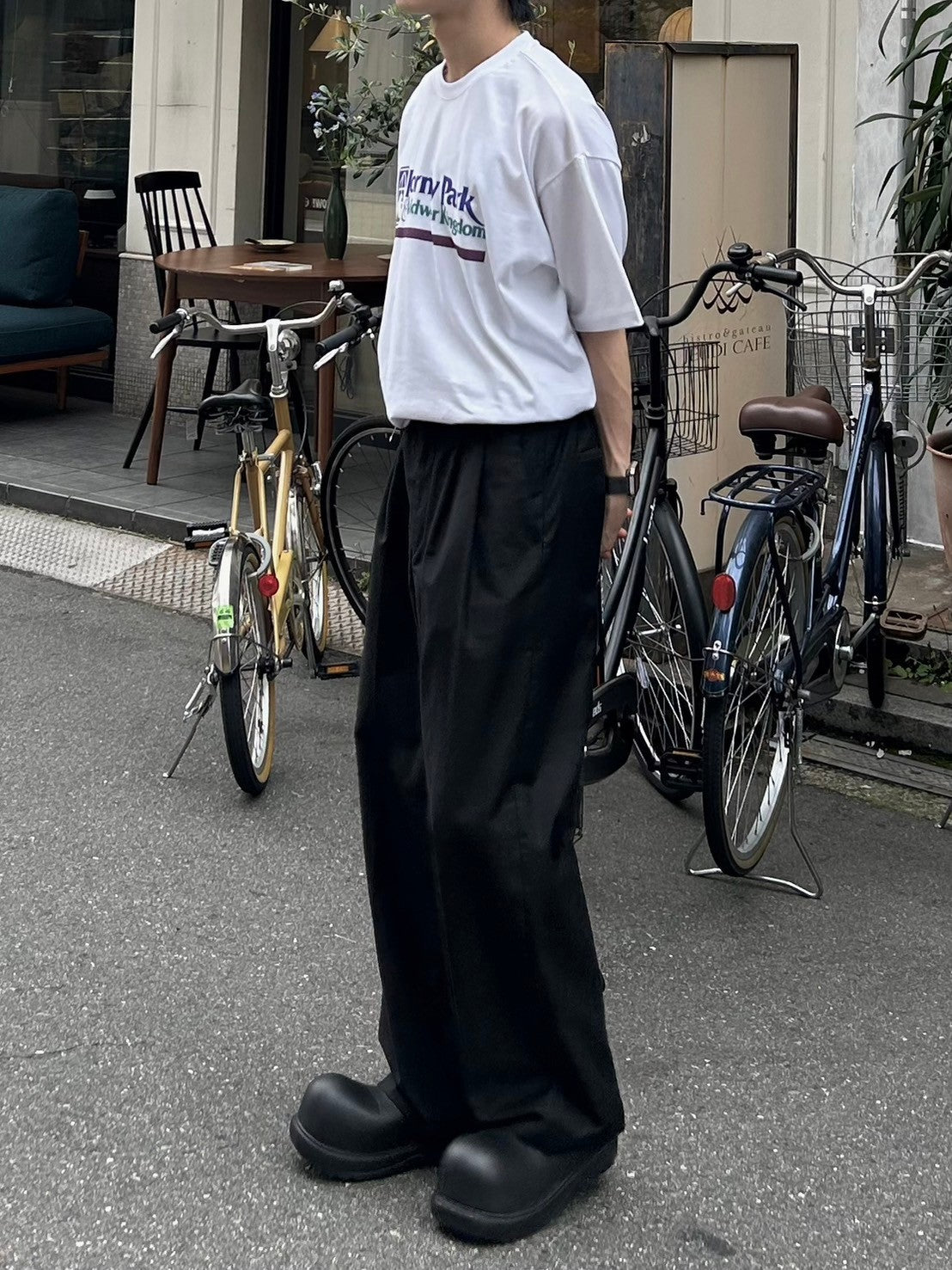 受注制【Chikashitsu +】graphic t-shirt 2 (3color)