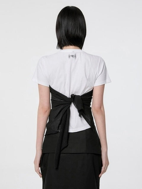 【FLAREUP】Bustier Layered T-Shirt