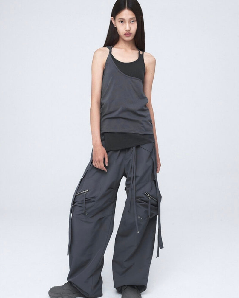 【NACHE】MULTIWAY LAYERED SLEEVELESS