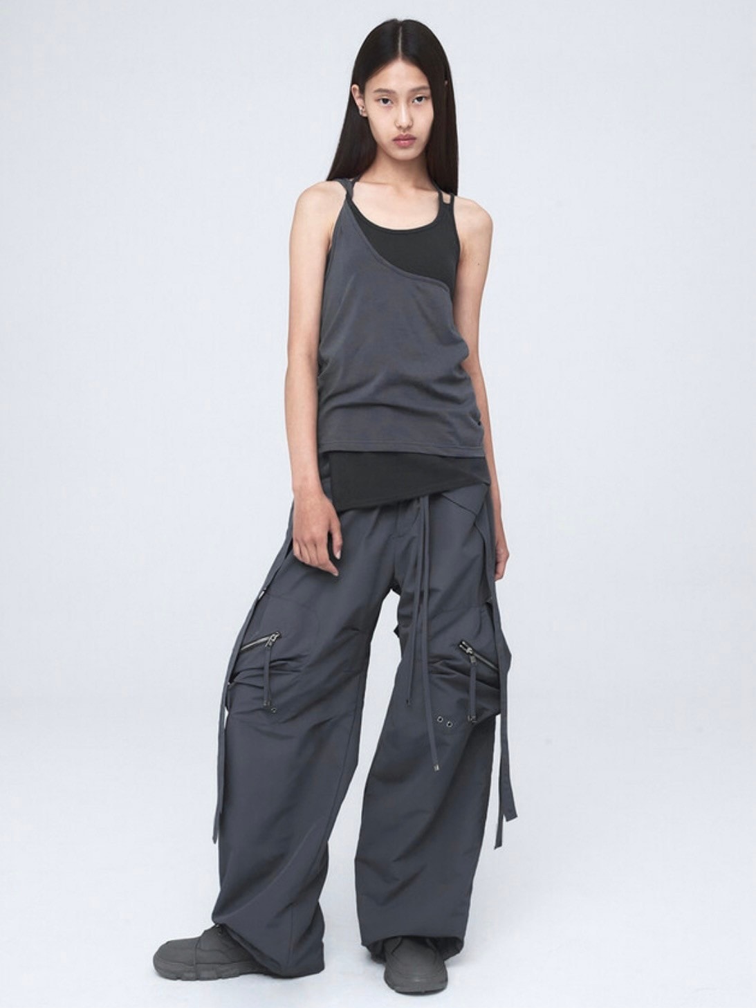 【NACHE】MULTIWAY LAYERED SLEEVELESS