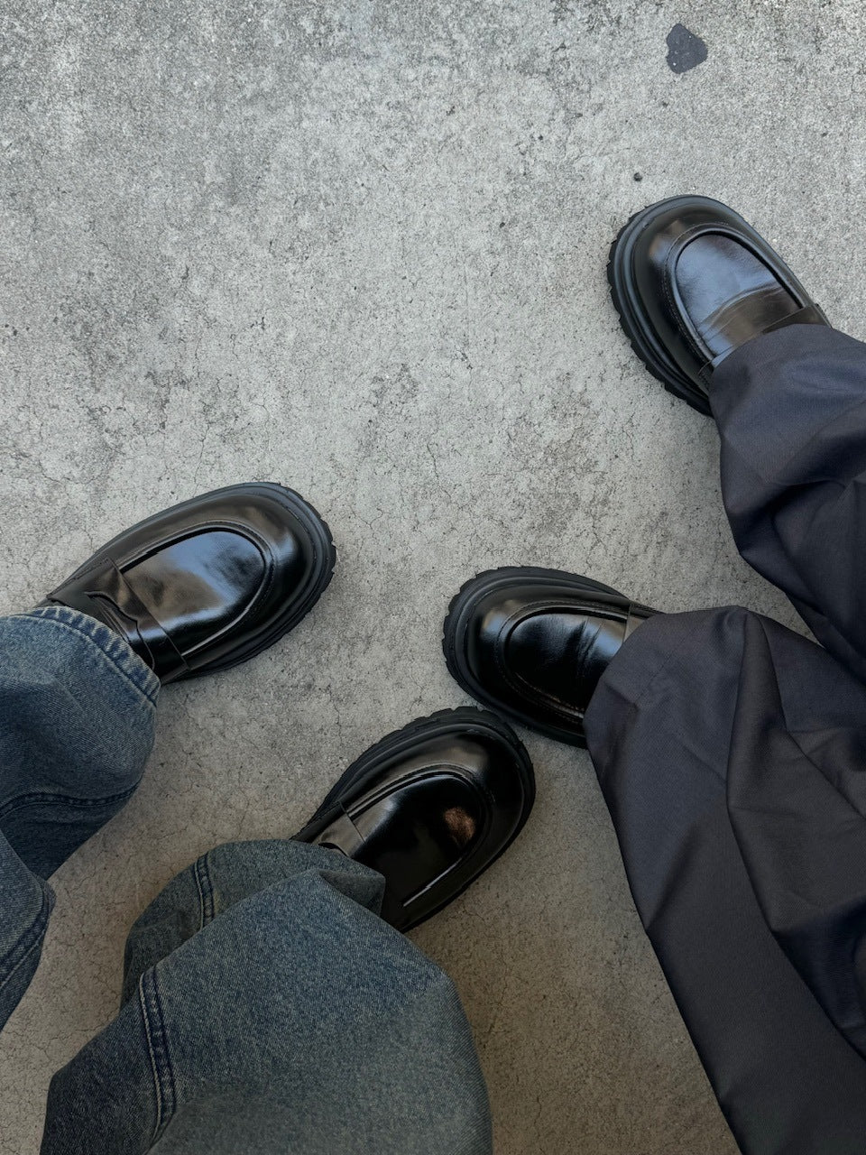 受注制【Chikashitsu +】double sole loafer