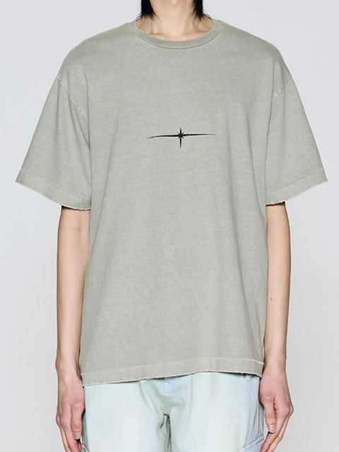 【TILLDAWN】CIRCLE PIGMENT 1/2 SLEEVE