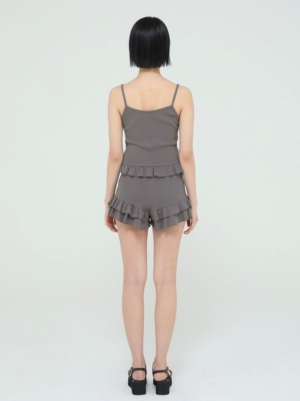 【Uglyshadow】US RUFFLE SLEEVELESS
