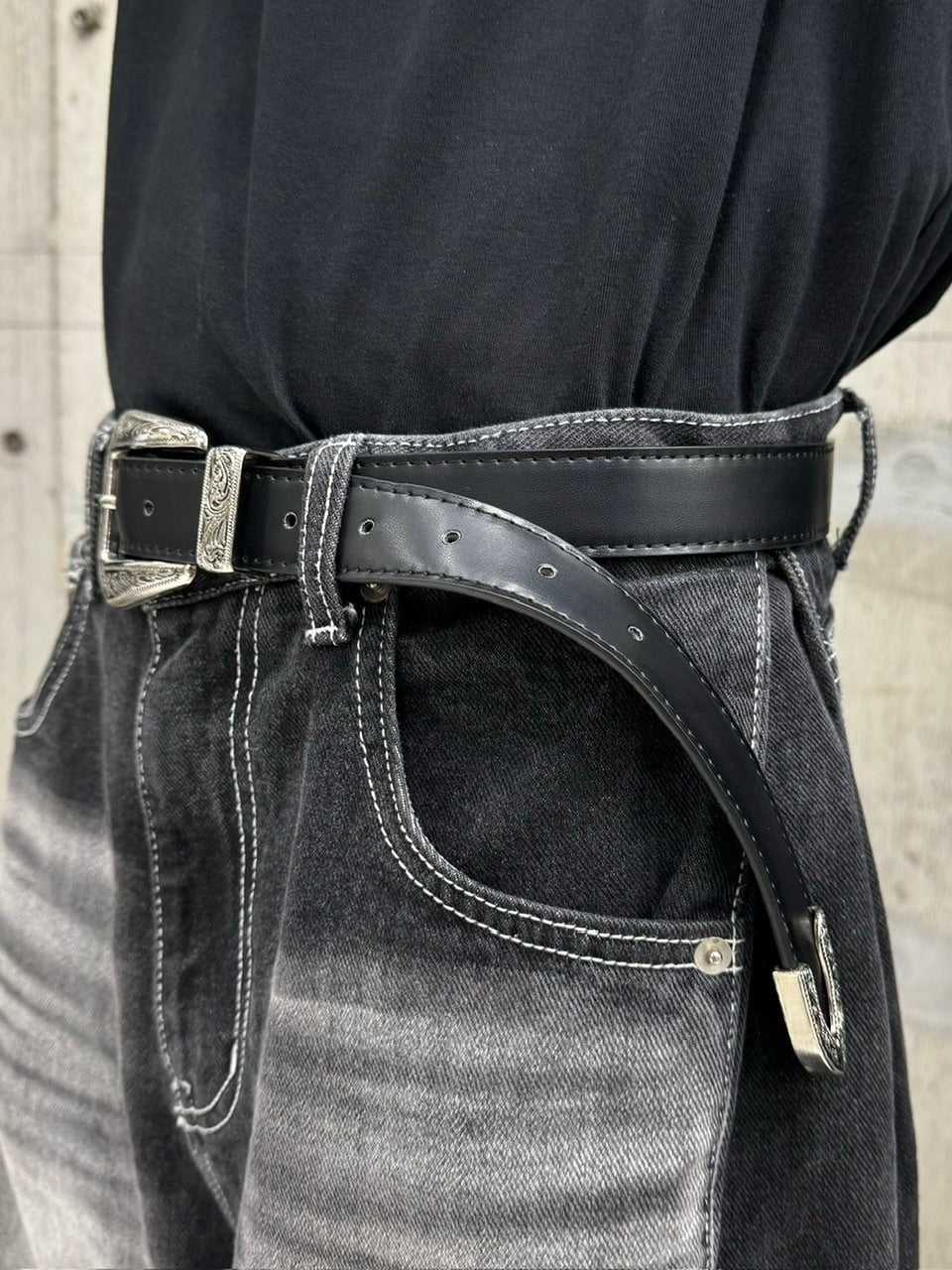Chikashitsu +】western belt 3 (2color) – PRESSING WEB SHOP