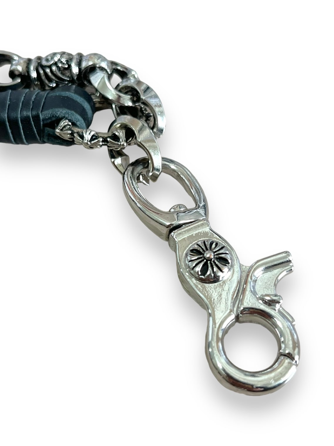 受注制【Bizarre Maiden】triple leather wallet chain