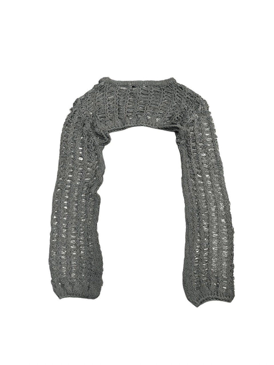 受注制【Never mind the XU】cropped summer knit (3color)