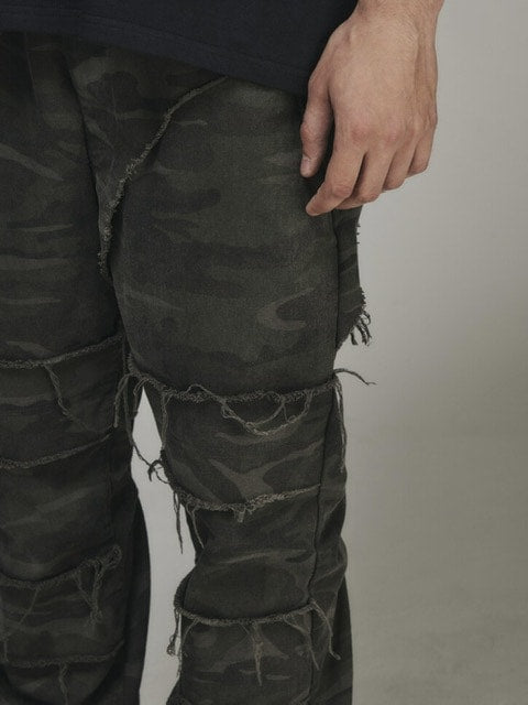【BLR BLUER】CAMO DENIM PANTS