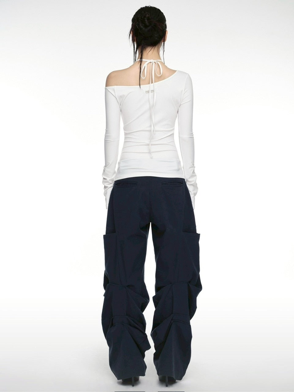 【NACHE】HALTER SLIM FIT LONG SLEEVE