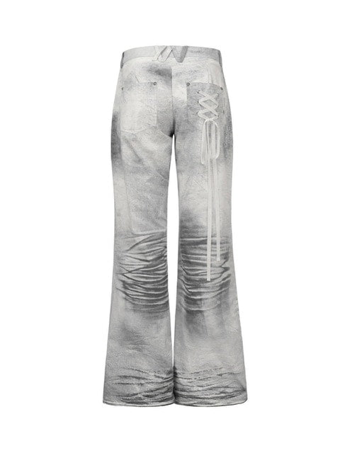 【NACHE】RACE UP PRINTED PANTS