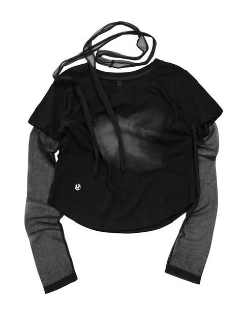 【FLAREUP】Sheer Vanish Scarf Long Sleeve