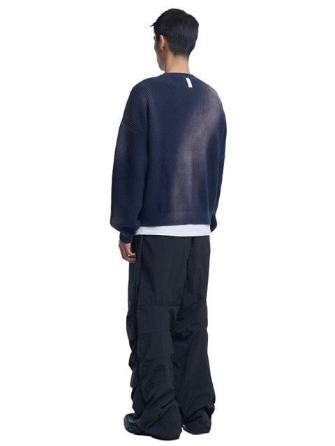 【NOMANUAL】SPRAY DYEING KNIT / 【ノーマニュアル】長袖ニット