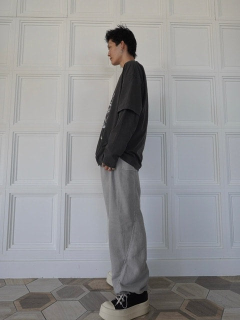 【LOVE KILLER】Killer heart barbed wire layered Long T