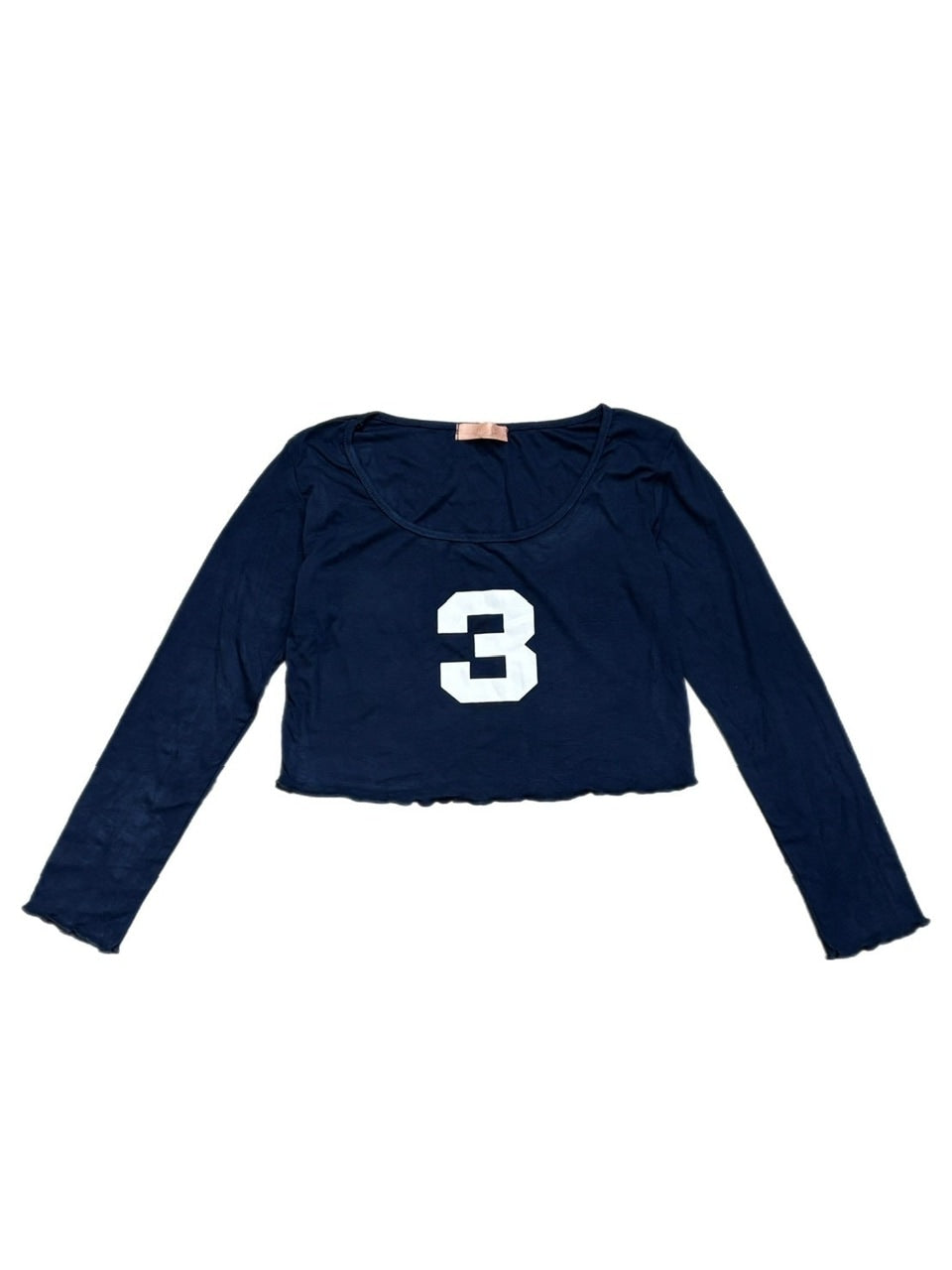 受注制【oaks】number 3 cropped long sleeve (2color)