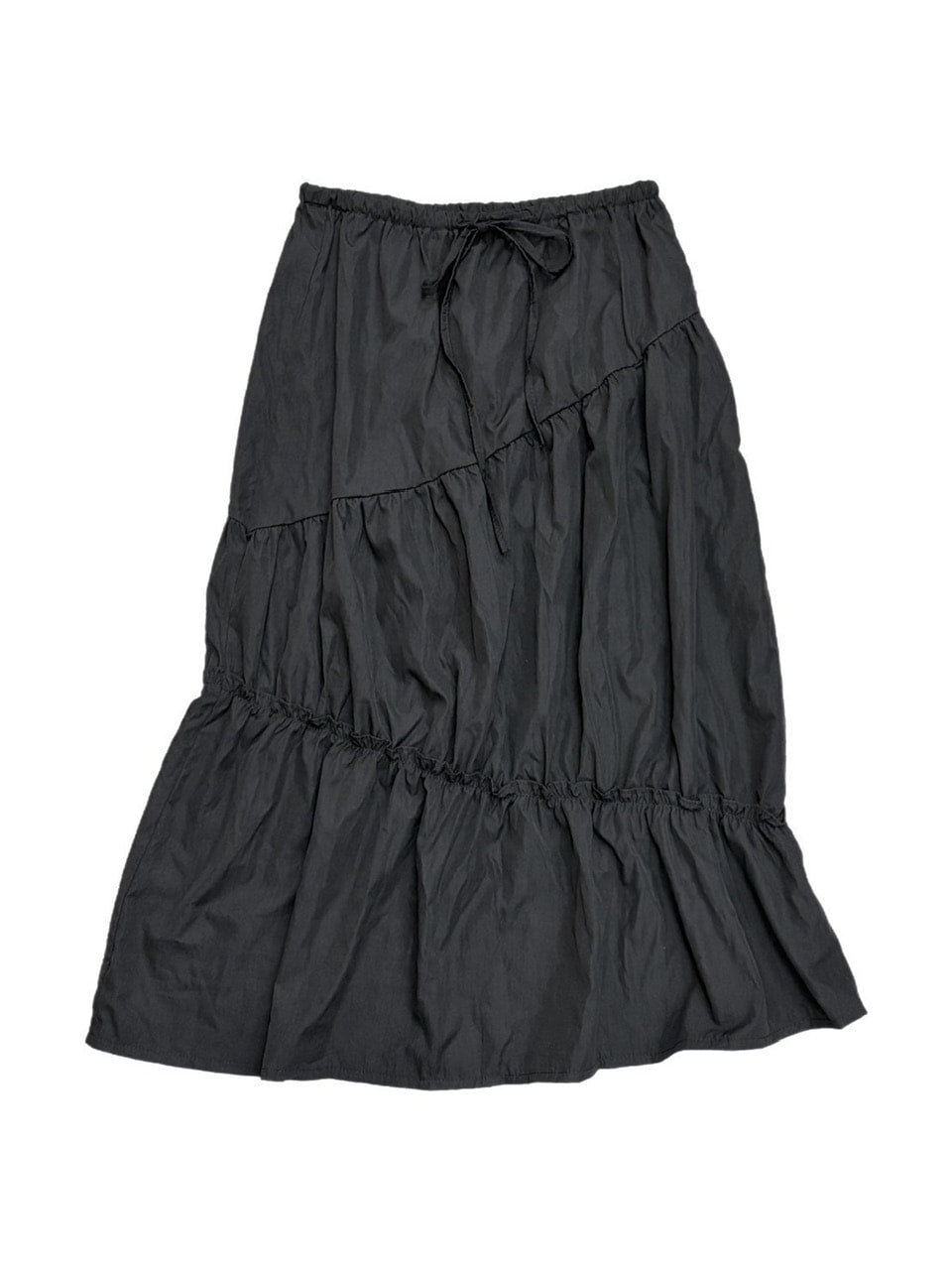 受注制【oaks】shirring long skirt (2color)