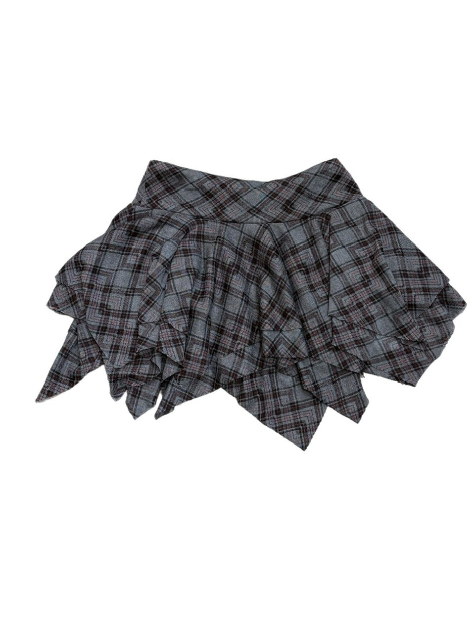 受注制【oaks】check mini skirt (2color)