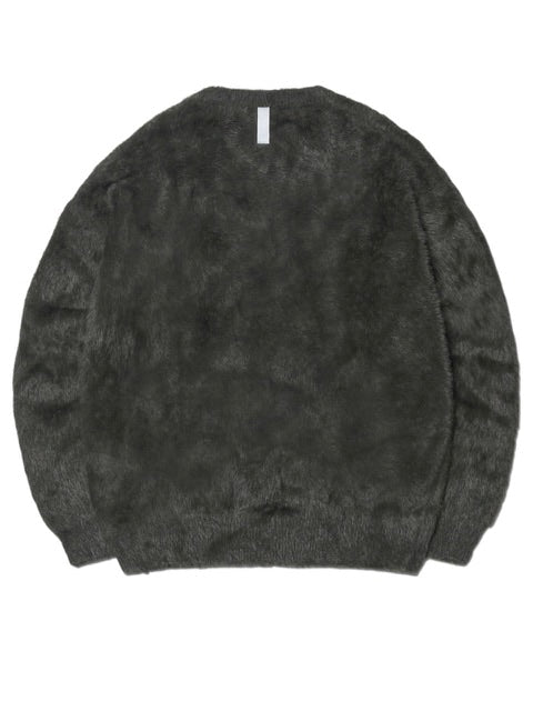 【NOMANUAL】CROPPED HAIRY KNIT 2 / 【ノーマニュアル】クロップドヘアリー長袖ニット